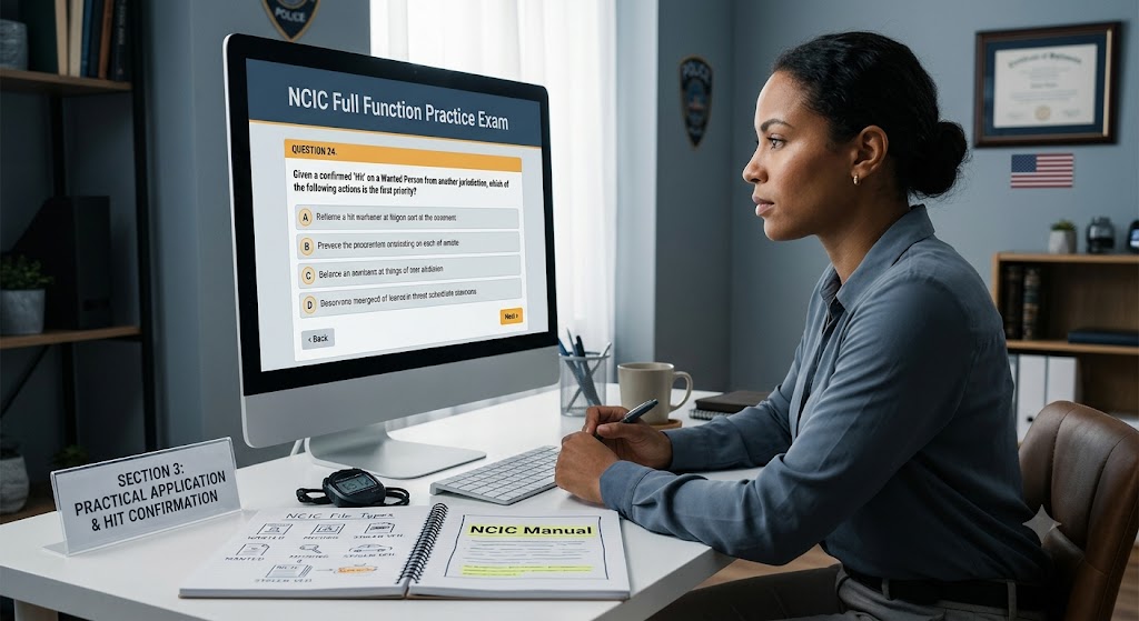 NCIC Full Function Practice Test Banner