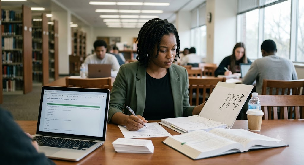 Alpha Kappa Alpha (AKA) Graduate Level (GL) Practice Test Banner