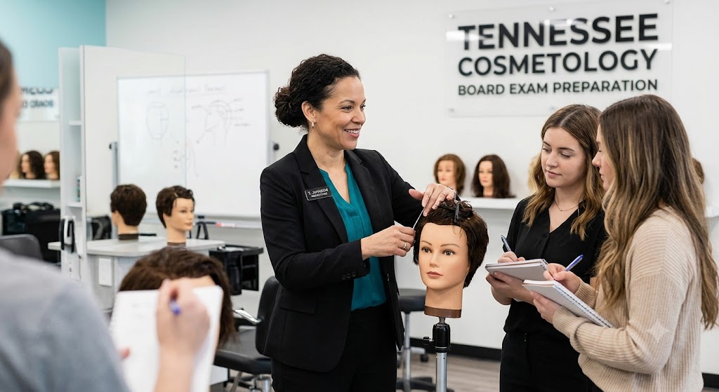 Tennessee Cosmetology Instructor State Board Practice Exam Banner