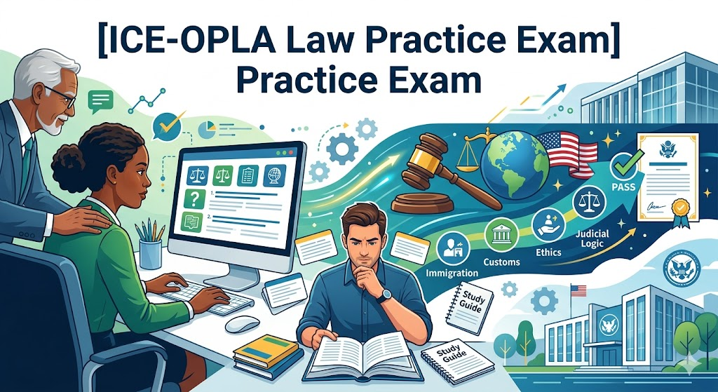ICE-OPLA Law Practice Exam Banner