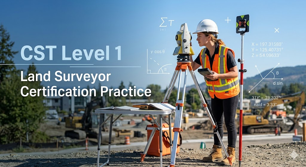 CST Level 1 Land Surveyor Certification Practice Banner