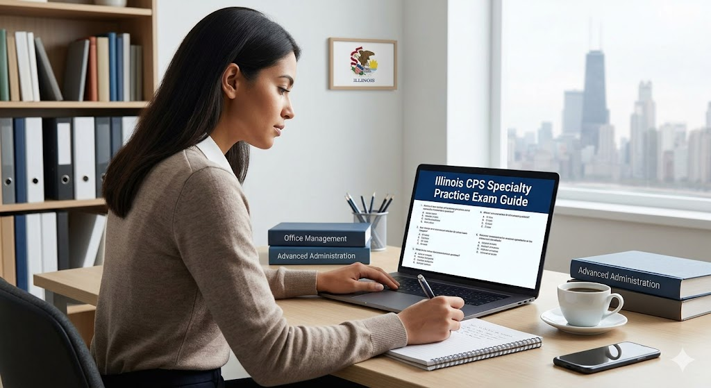 Illinois CPS Specialty Practice Exam Banner
