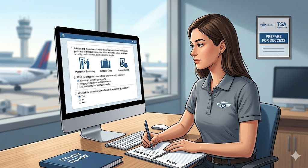Aviation and Airport Security Practice Test. Banner