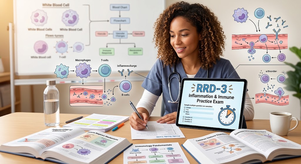 RRD‑3 – Mechanisms of Defense: Inflammation and Immune Function and Disorders Practice Test Banner