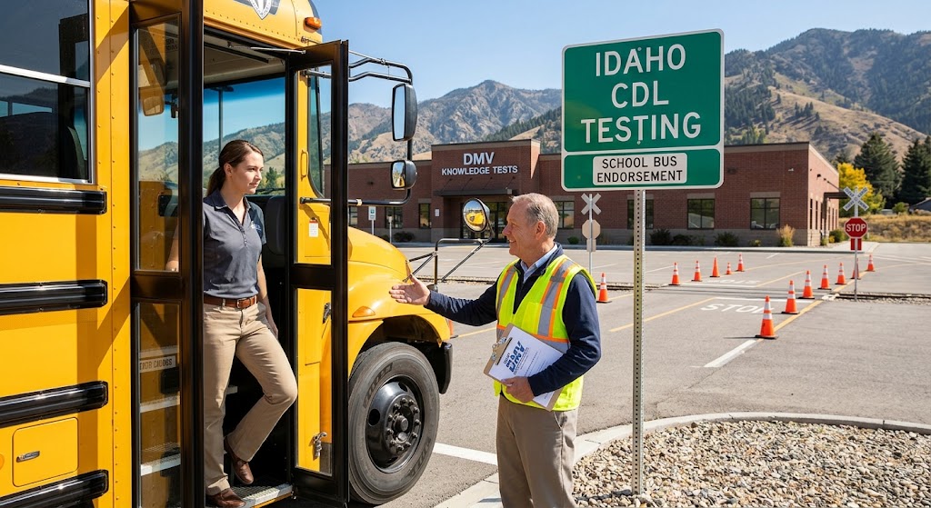 Idaho CDL School Bus Practice Test Banner