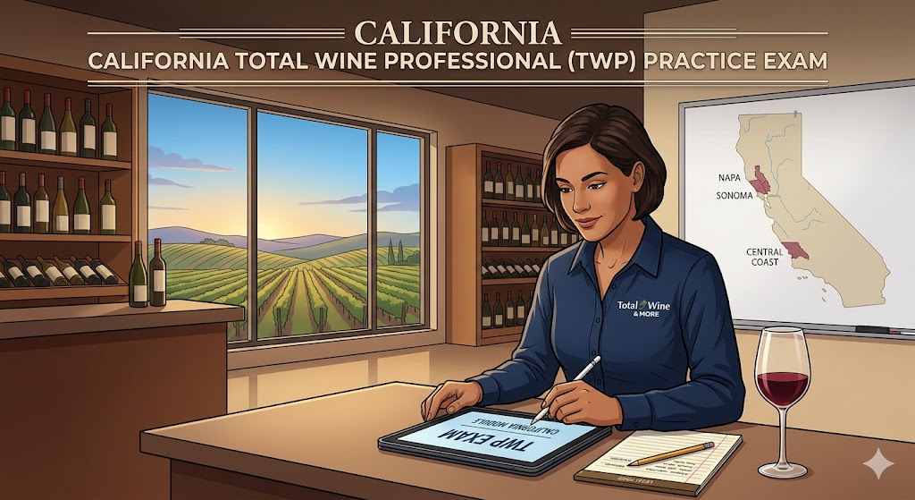 California Total Wine Professional (TWP) Practice Exam Banner