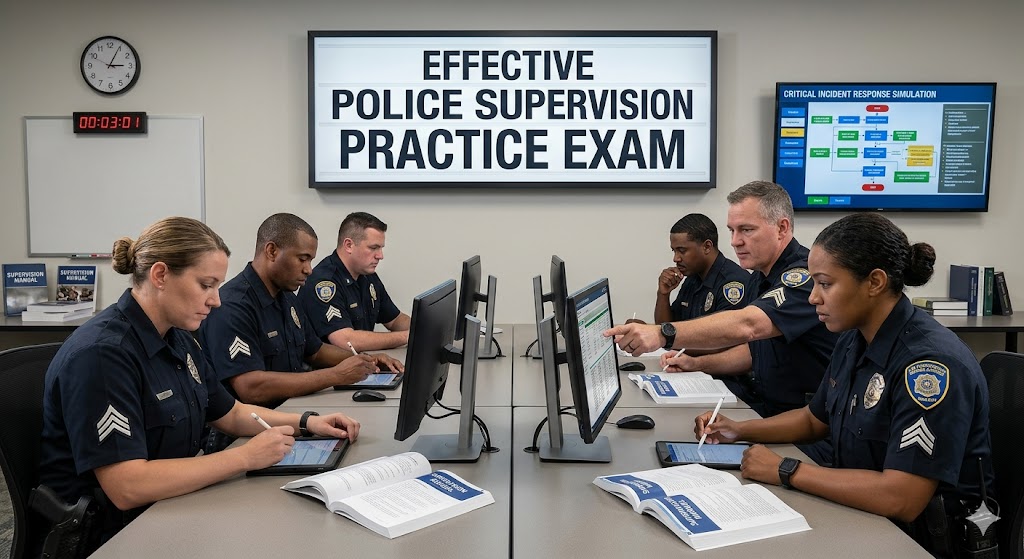 Effective Police Supervision Practice Exam Banner