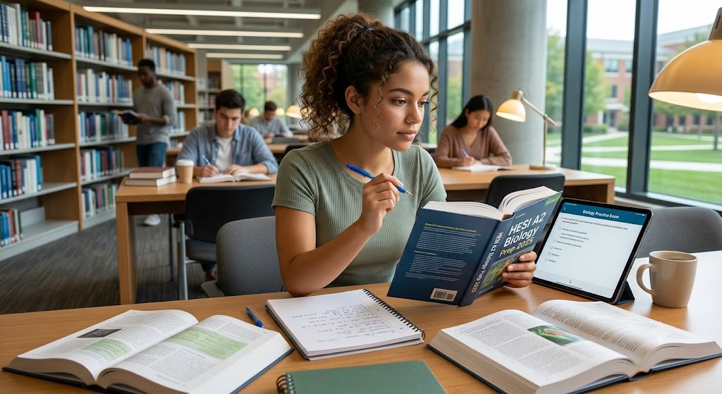 HESI A2 Biology Exam 2025 Practice Questions and Answers Banner
