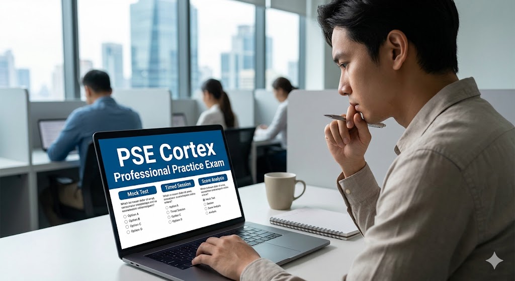 PSE Cortex Professional Practice Test Banner