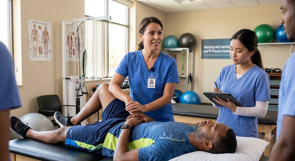 Teaching and Learning (T+L) and Fundamentals of Physical Therapy (PT) Practice Exam Banner