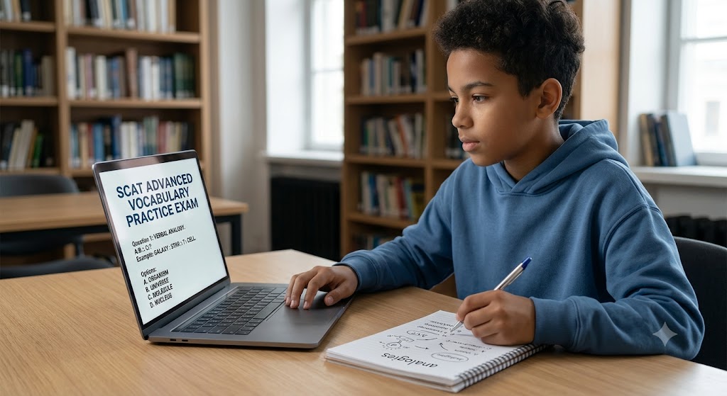SCAT Advanced Vocabulary Practice 
Exam Banner
