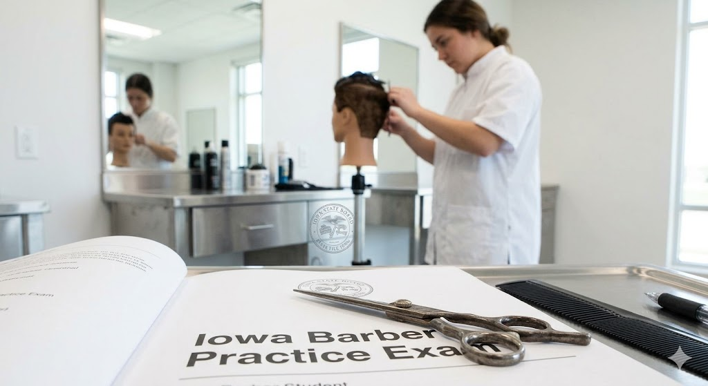 Iowa Barber Practice Exam Banner