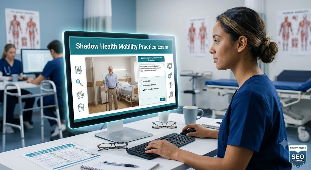 Shadow Health Mobility Practice Exam Banner