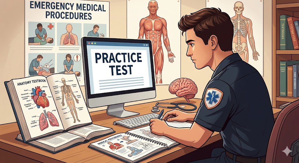 Comprehensive Emergency Medical Procedures and Anatomy for First Responders Practice Test Banner