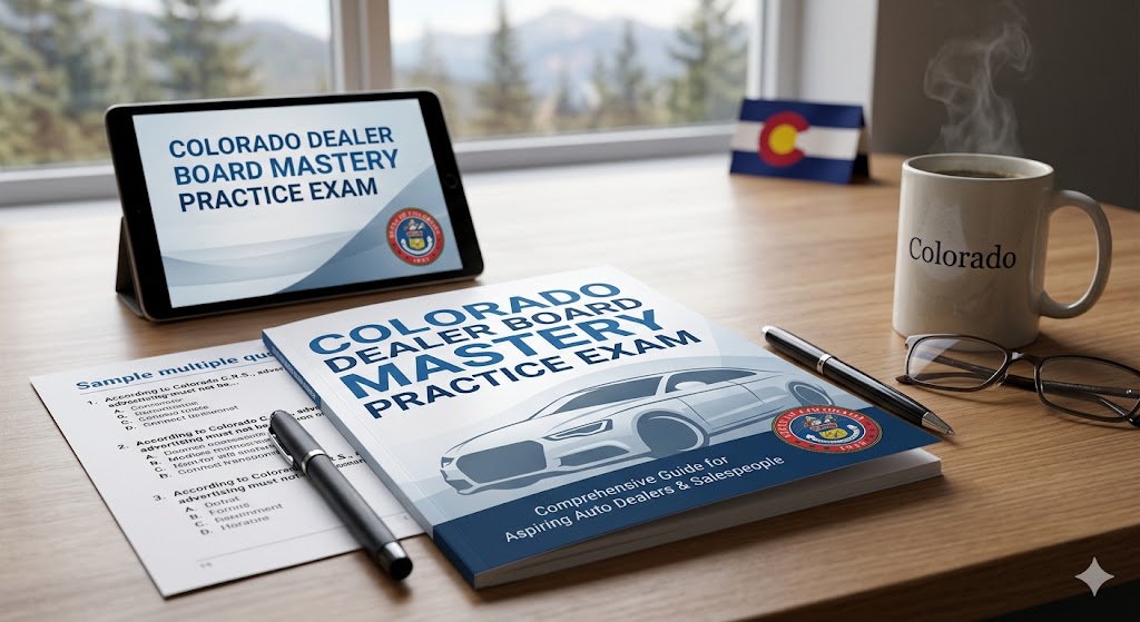 Colorado Motor Vehicle Dealer Board Mastery Practice Exam Banner