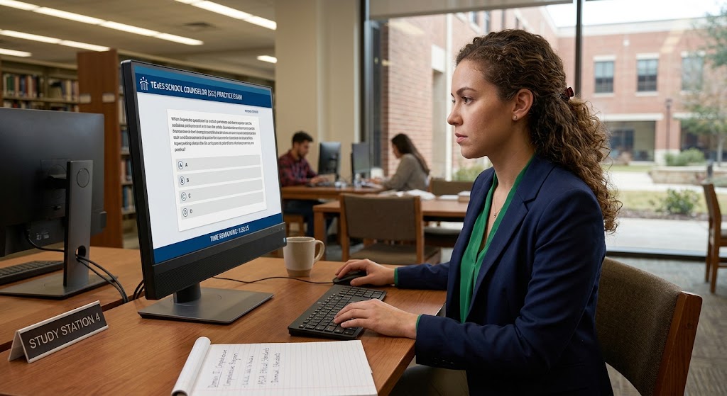 TExES School Counselor (252) Practice Exam Banner