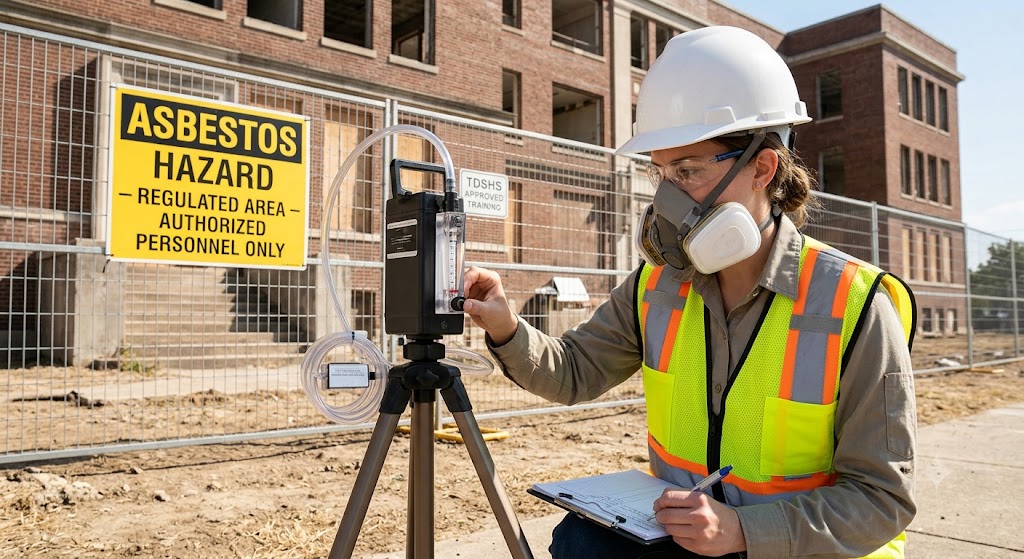 TDSHS Asbestos Air Monitoring Technician Practice Exam Banner