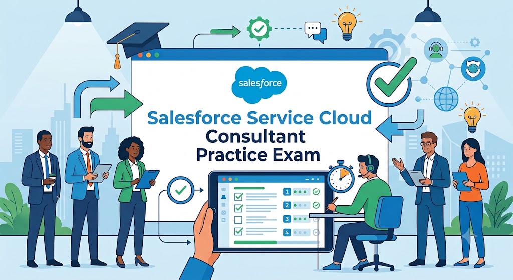Salesforce Service Cloud Consultant Practice Exam Banner