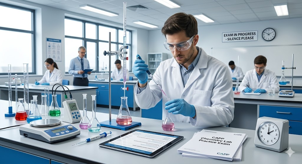 CAPP Chemistry Lab Practice Test Banner