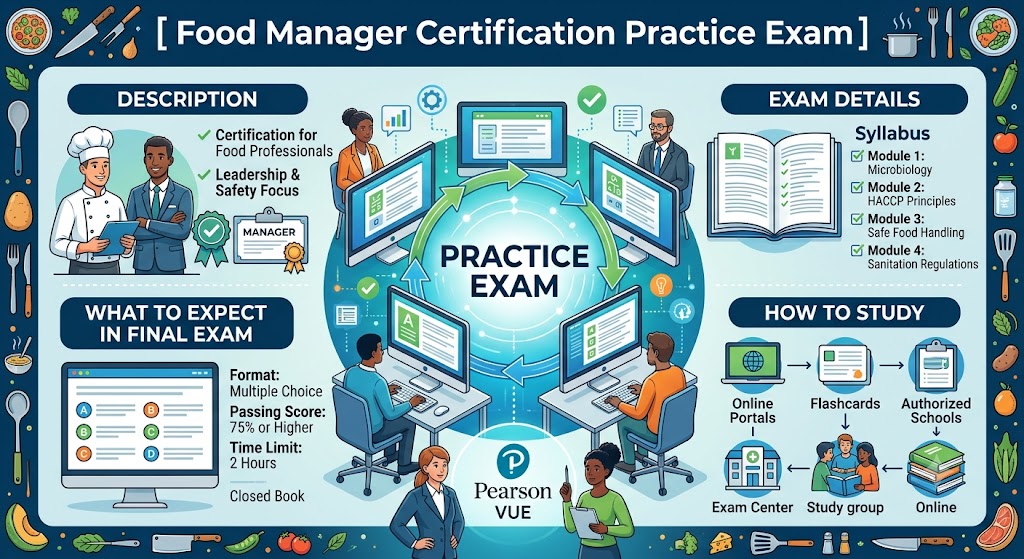 Food Manager Certification Practice Exam Banner