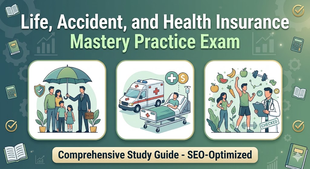 Life, Accident, and Health (LAH) Insurance Mastery Practice Exam Banner