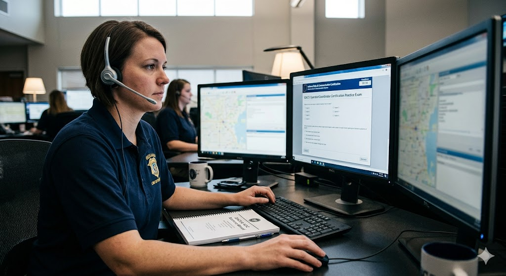 IDACS Operator/Coordinator Certification Practice Exam Banner