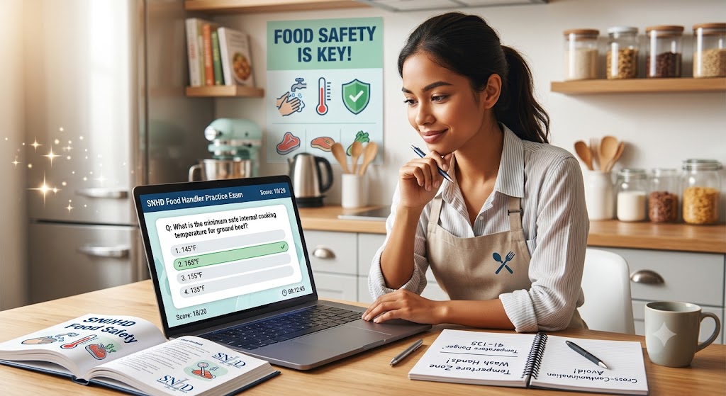 SNHD Food Handler Safety Training Practice Test Banner