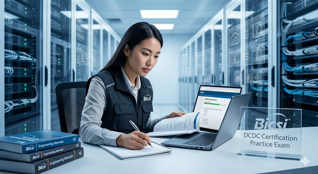 BICSI Data Center Design Consultant (DCDC) Certification Practice Exam Banner