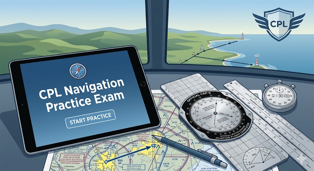 CPL Navigation Practice Exam Banner
