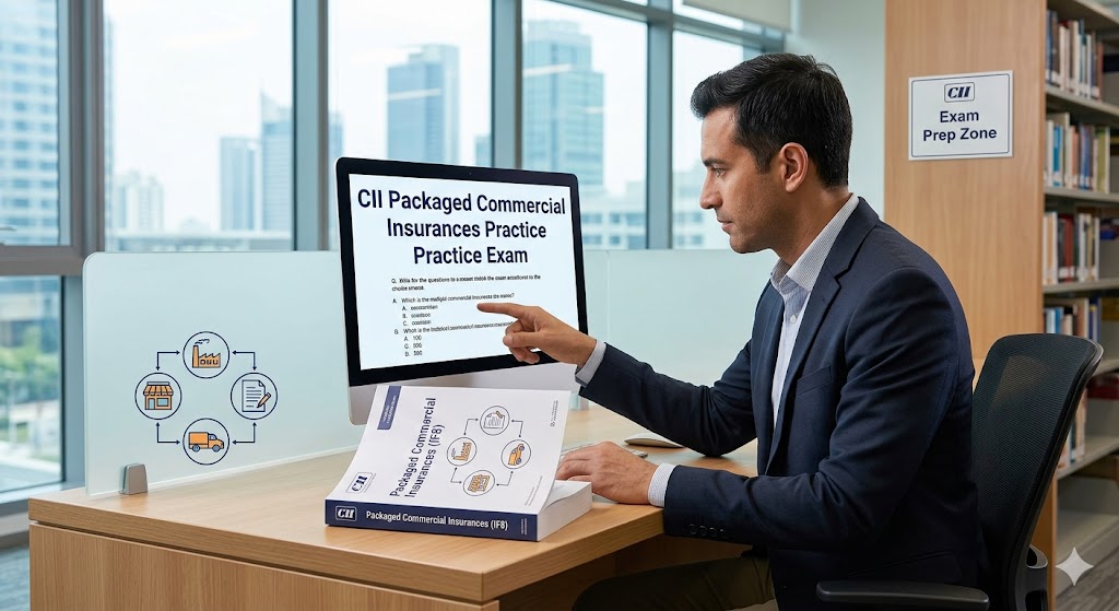 CII Certificate in Insurance - Packaged Commercial Insurances (IF8) Practice Test Banner