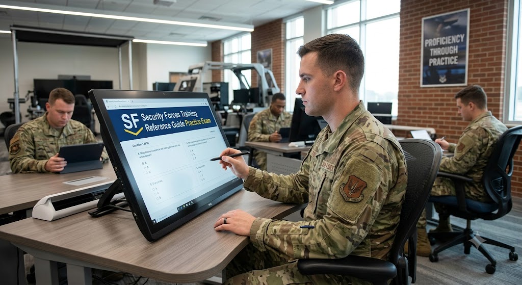 SF Security Forces Training Reference Guide (SFTRG) Practice Test Banner