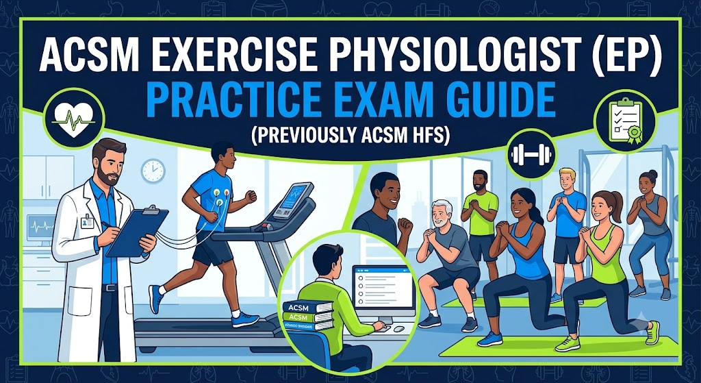 ACSM Health Fitness Specialist Practice Test Banner