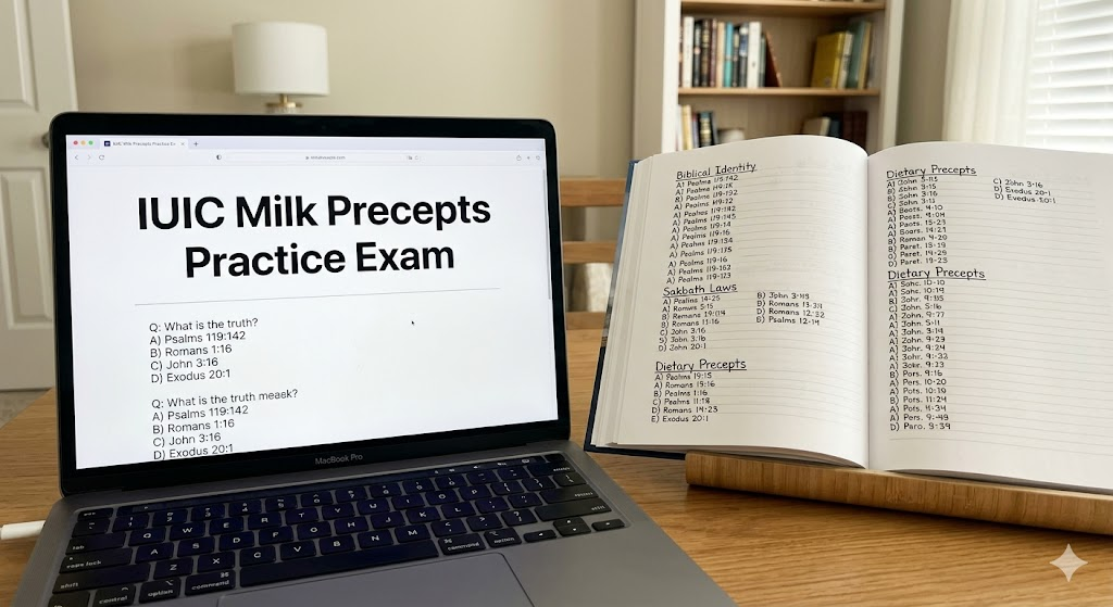 IUIC Milk Precepts Practice Exam Banner