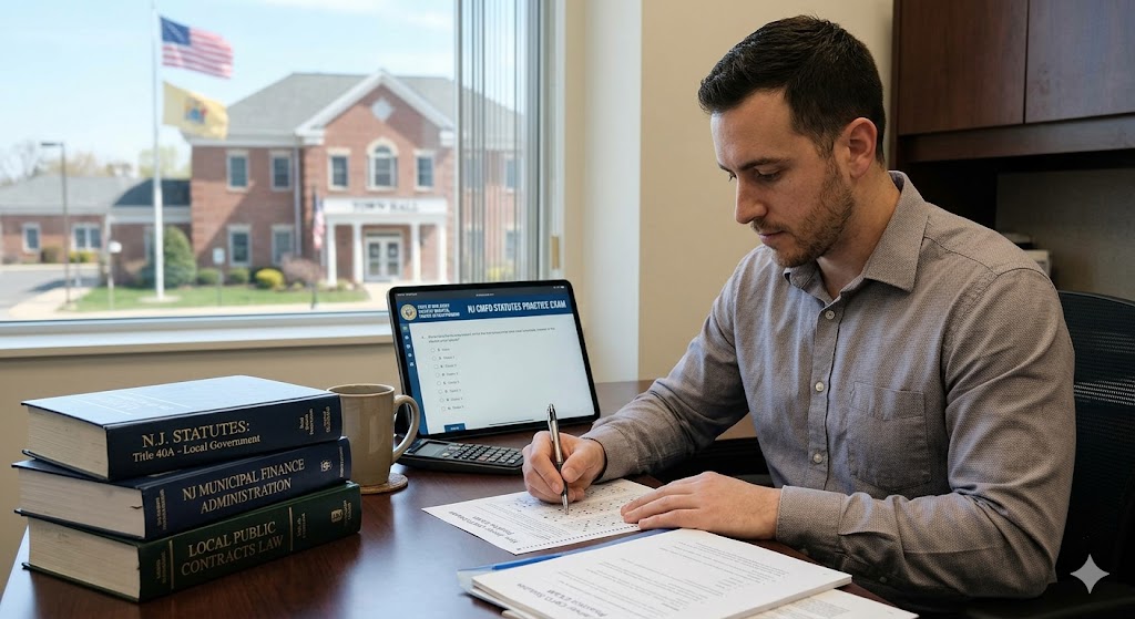 New Jersey CMFO Statutes Practice Exam Banner