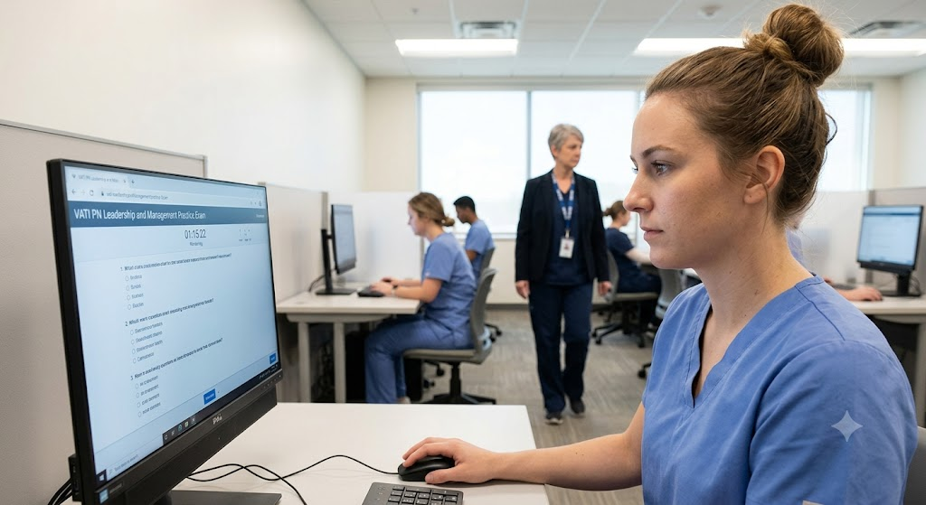 VATI PN Leadership and Management Proctored Practice Exam Banner