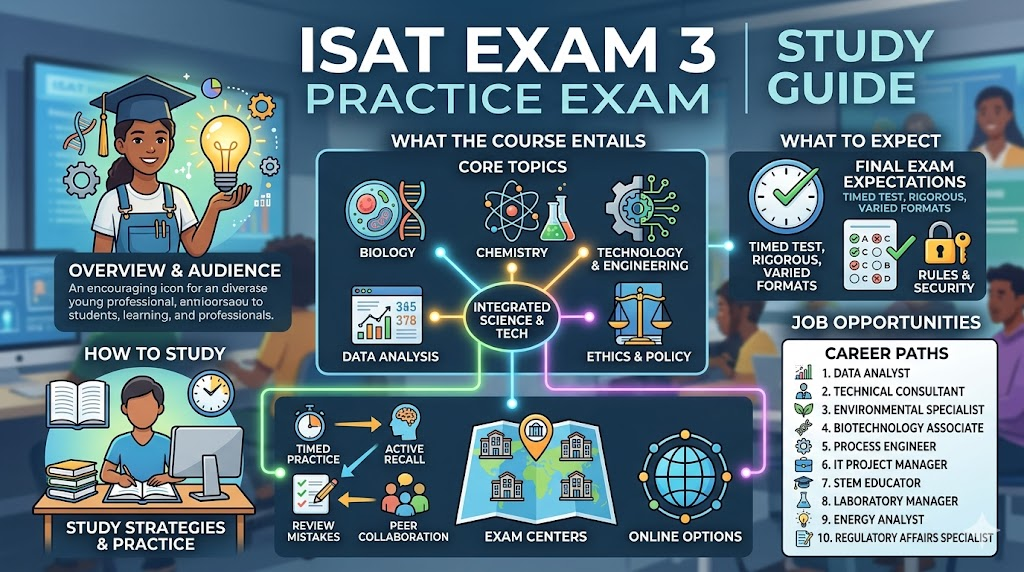Integrated Science and Technology (ISAT) Exam 3 Practice Banner