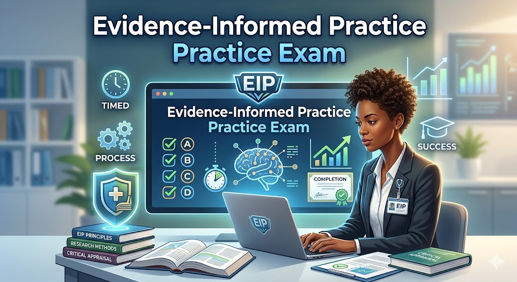 Evidence‑Informed Practice (EIP) Comprehensive Practice Exam Banner