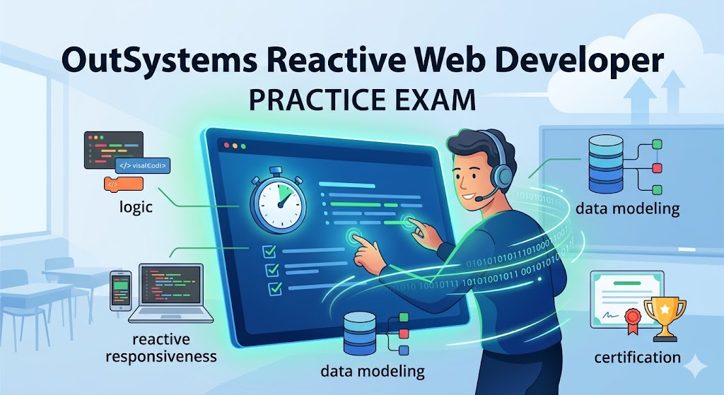 OutSystems Reactive Web Developer Practice Test Banner