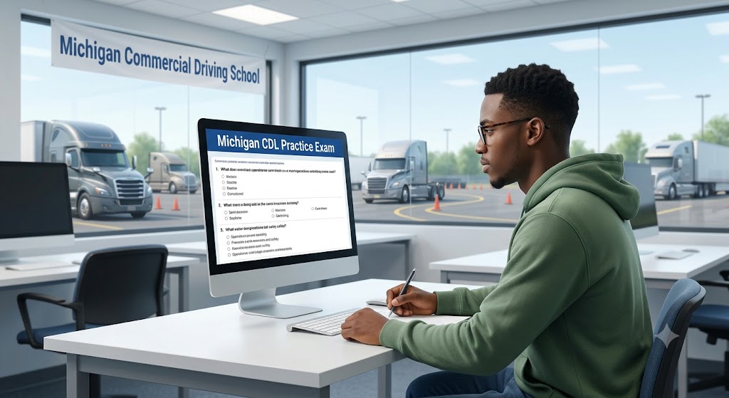 Michigan CDL Practice Test 2 Banner