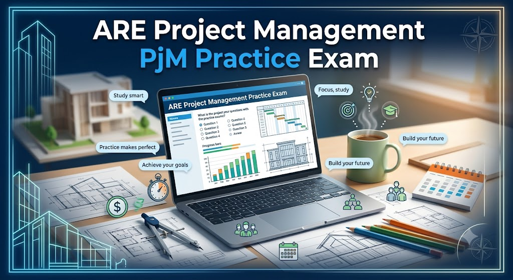 ARE Project Management (PjM) Practice Exam Banner