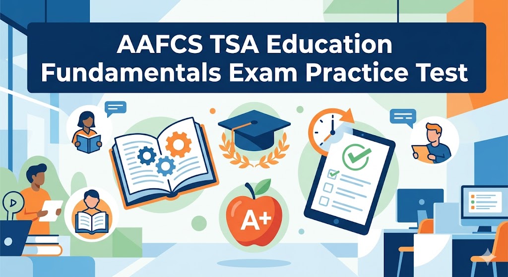 AAFCS TSA Education Fundamentals Exam Practice Test Banner