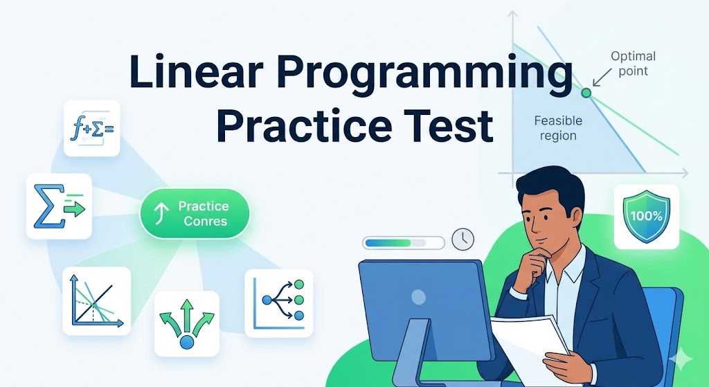 Linear Programming and Decision-Making Practice Test Banner