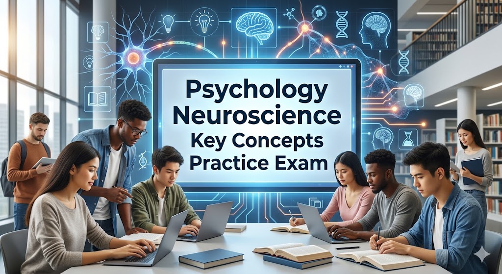 Comprehensive Psychology and Neuroscience Key Concepts and Theories Practice Test Banner