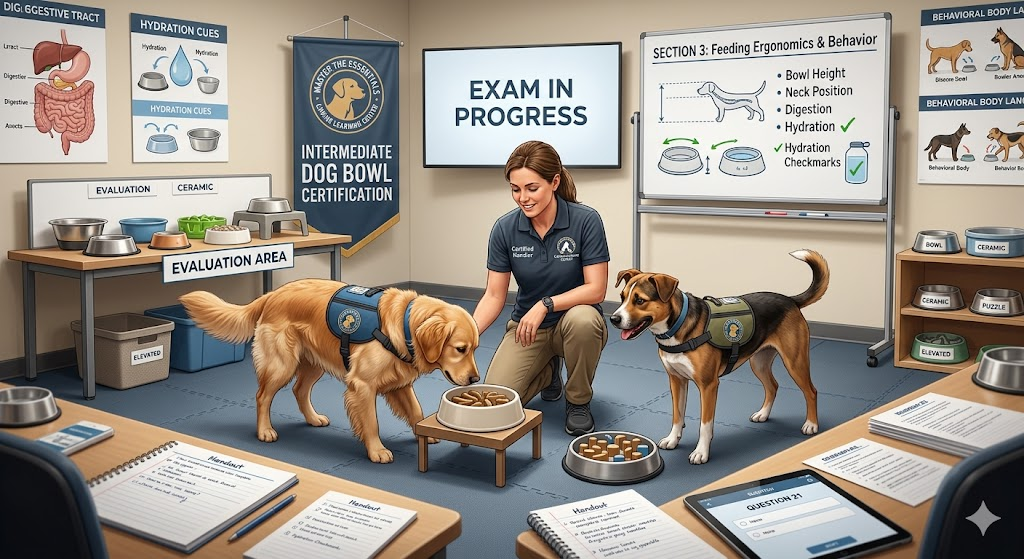 Intermediate Dog Bowl Practice Test Banner