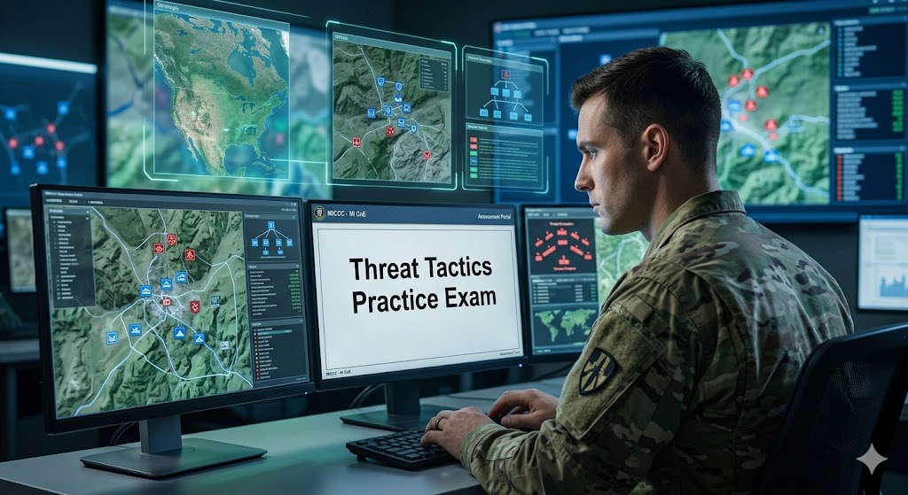 MICCC Threat Tactics Practice Test Banner