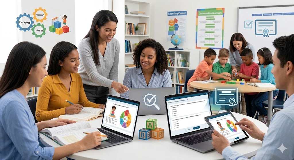 Elementary Pedagogy Licensure Practice Test Banner