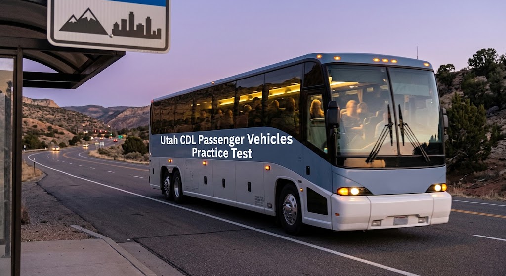 Utah CDL Passenger Vehicles Practice Test Banner