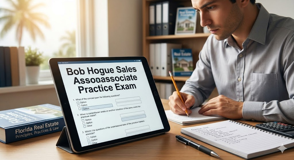 Bob Hogue Sales Associate Practice Exam Banner