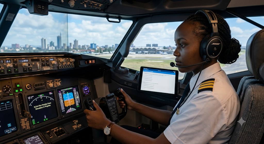 KCAA Pilot Practice Test & Exam Prep | Kenya Banner