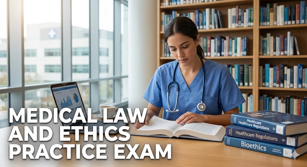 Medical Law and Ethics Practice Exam Banner
